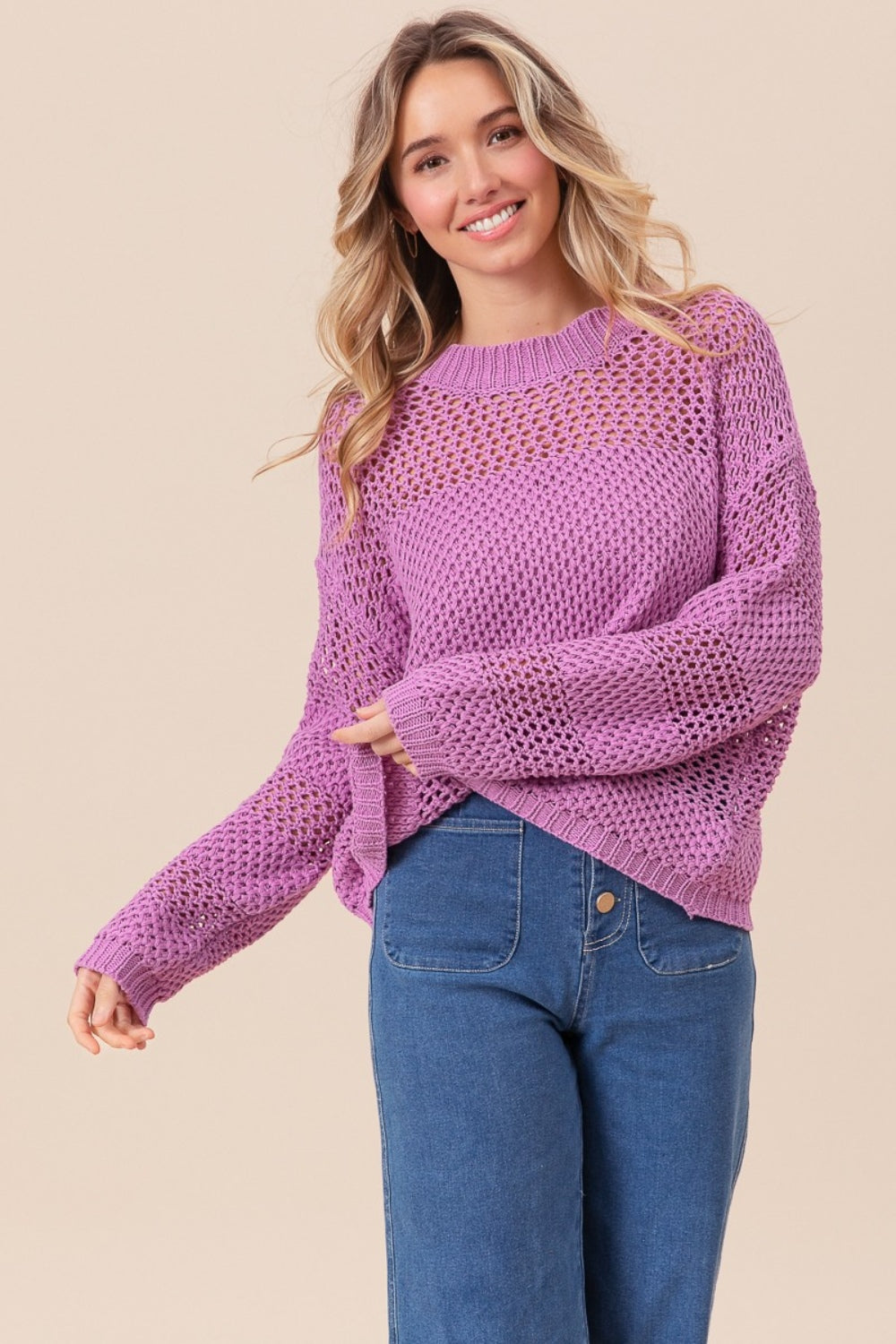 Iris Openwork Sweater