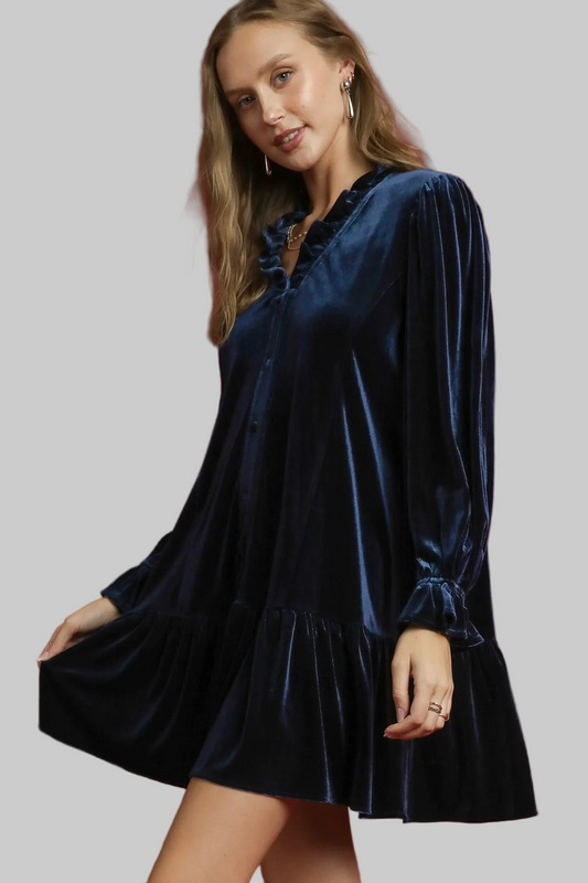 Celia Velvet Mini Dress