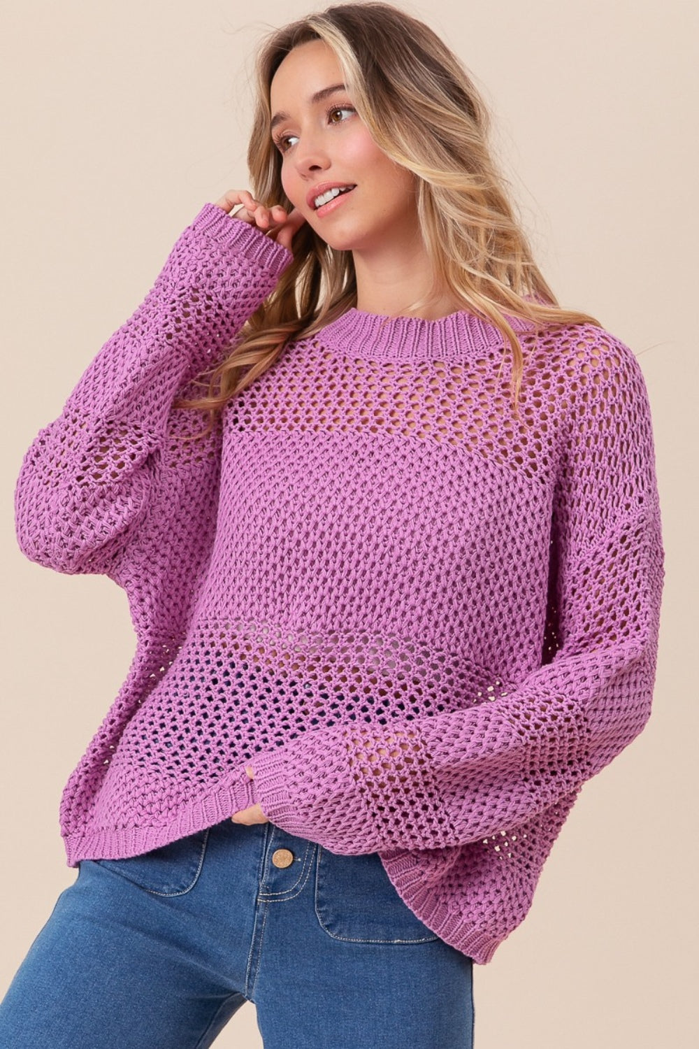 Iris Openwork Sweater