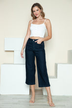 Load image into Gallery viewer, Judy Blue Side Seam Braid Detail Crop Wide Leg Jeans
