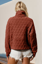 Load image into Gallery viewer, Lilly Half Zip Quilted Sweatshirt
