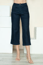 Load image into Gallery viewer, Judy Blue Side Seam Braid Detail Crop Wide Leg Jeans
