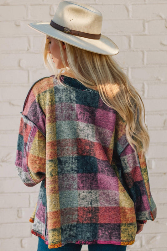 Allyson Exposed Seam Shacket