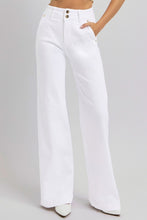 Load image into Gallery viewer, RISEN Tummy Control Double Button Wide Leg Jeans
