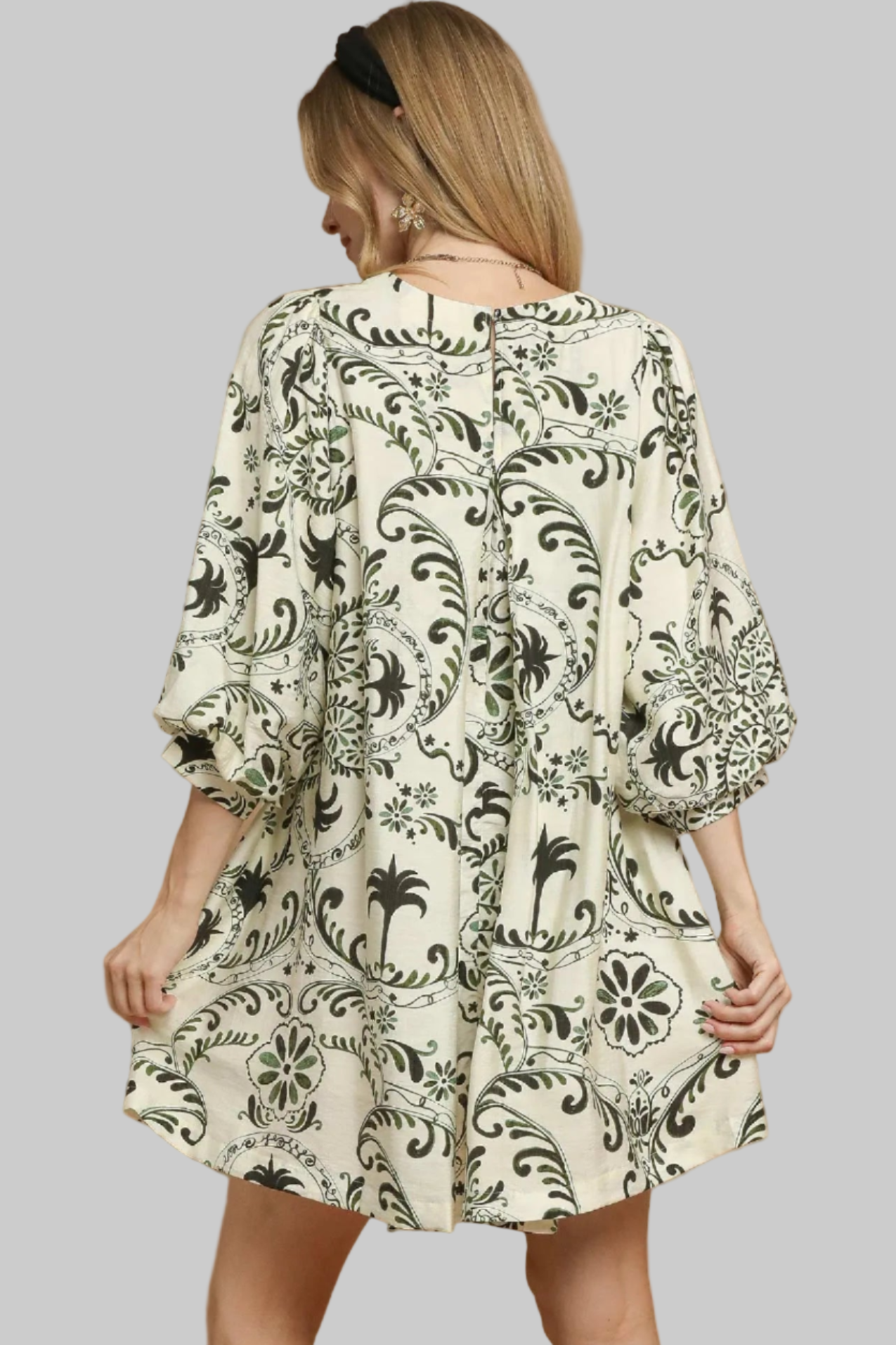 Avalon Boho Printed Mini Dress