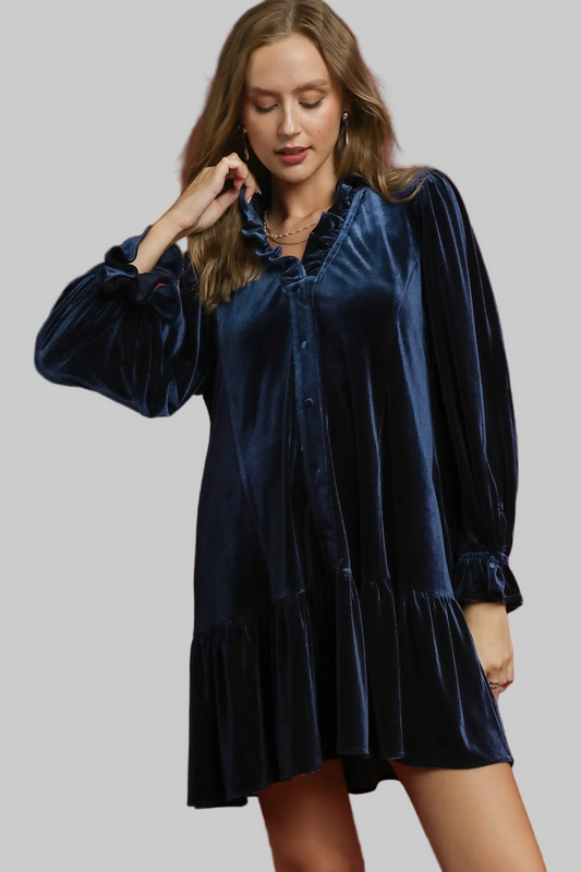 Celia Velvet Mini Dress