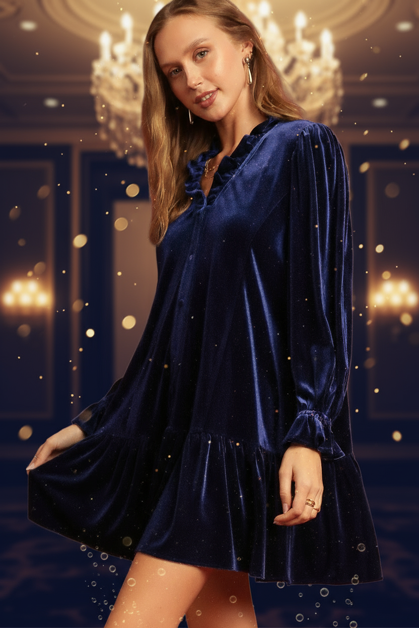 Celia Velvet Mini Dress