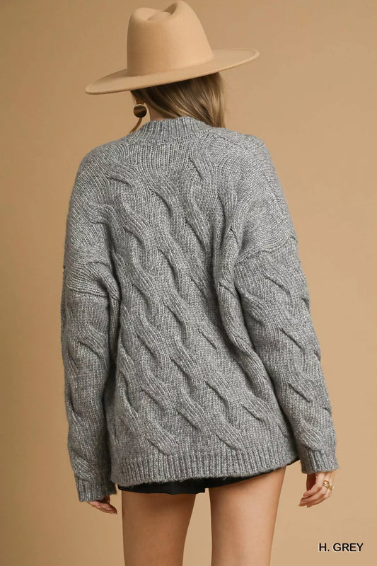 Elliston Chunky Cable Knit Cardigan