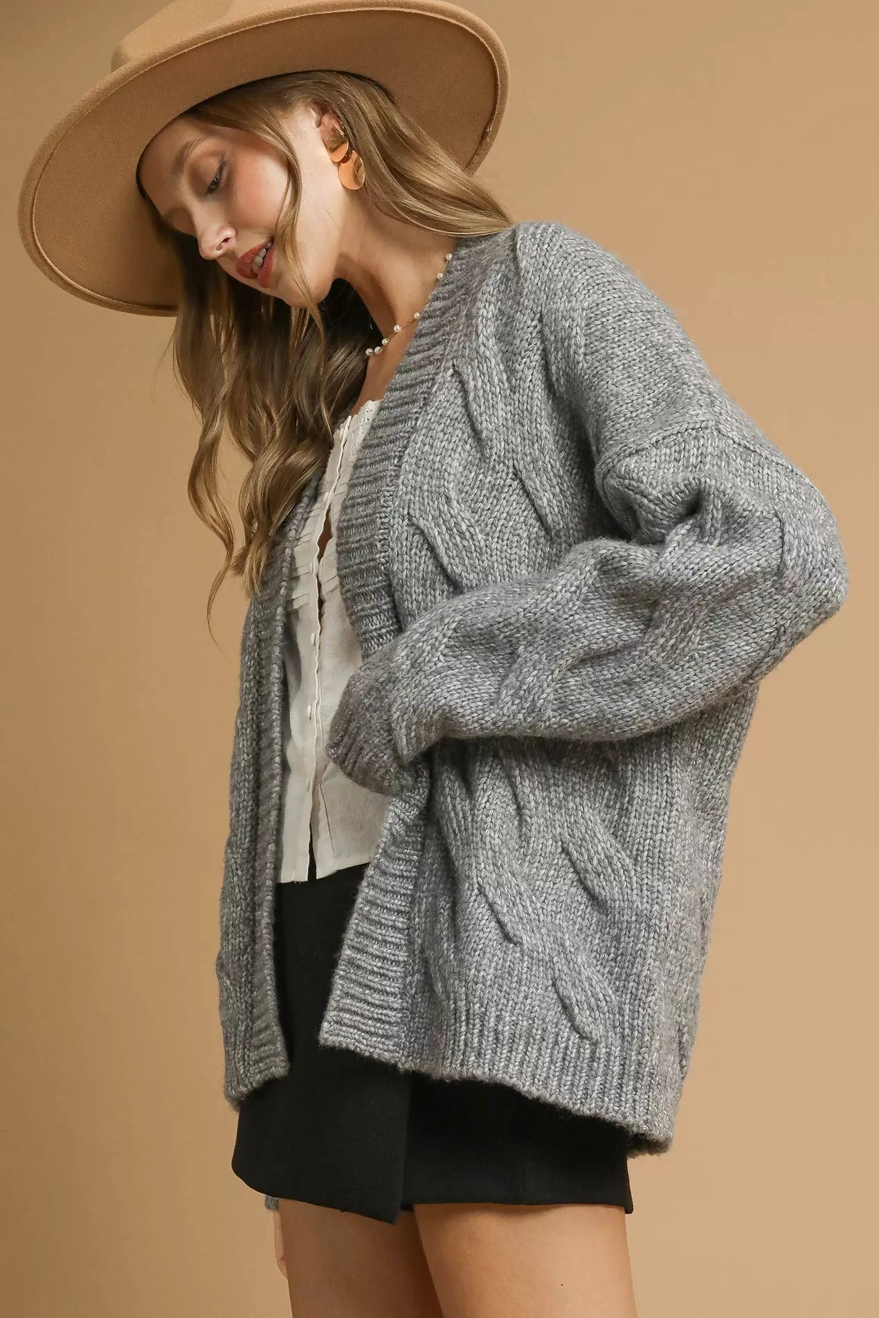 Elliston Chunky Cable Knit Cardigan