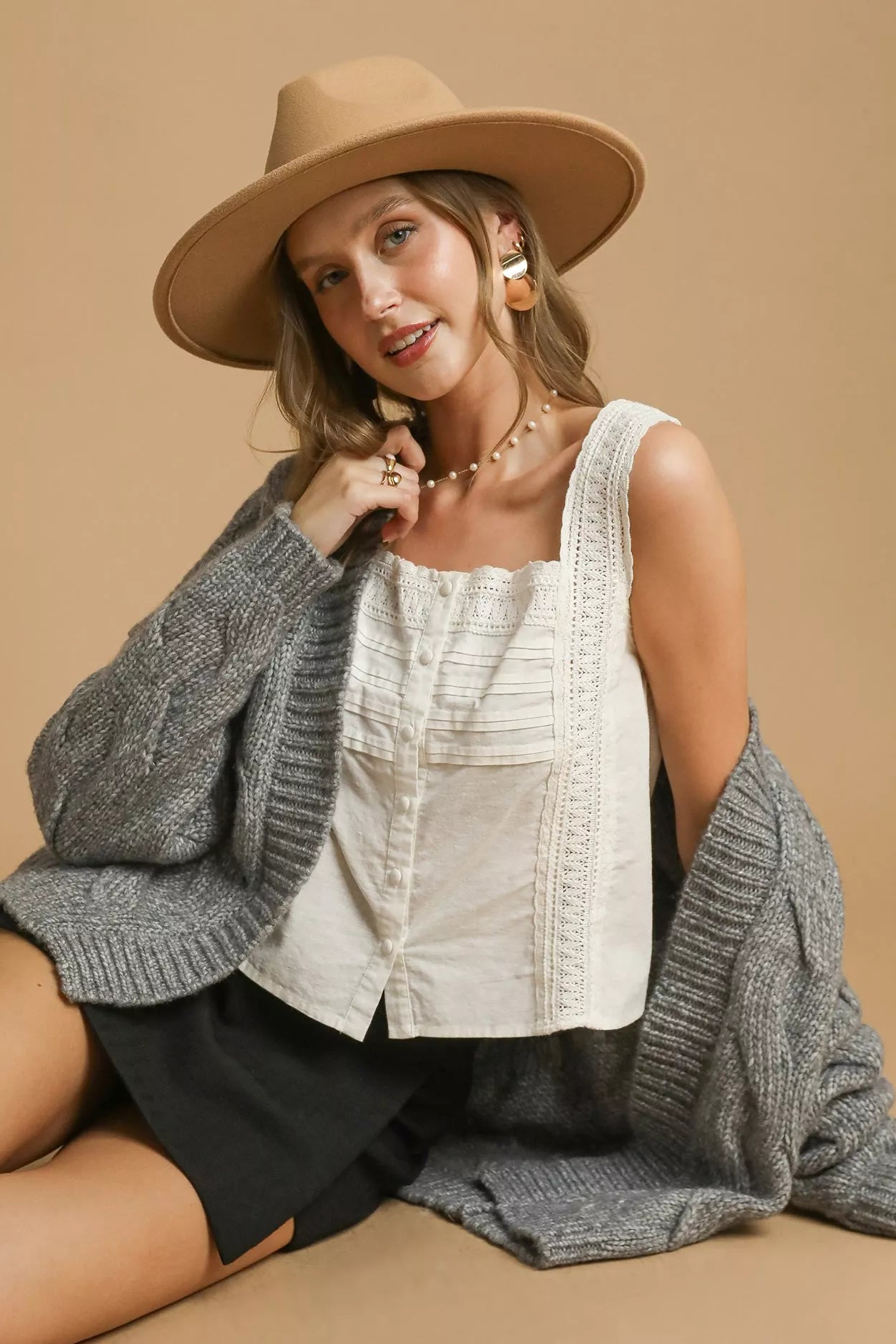 Elliston Chunky Cable Knit Cardigan