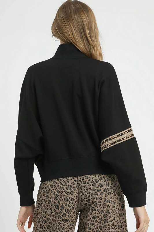 Jordan Zippered Cropped Jacket