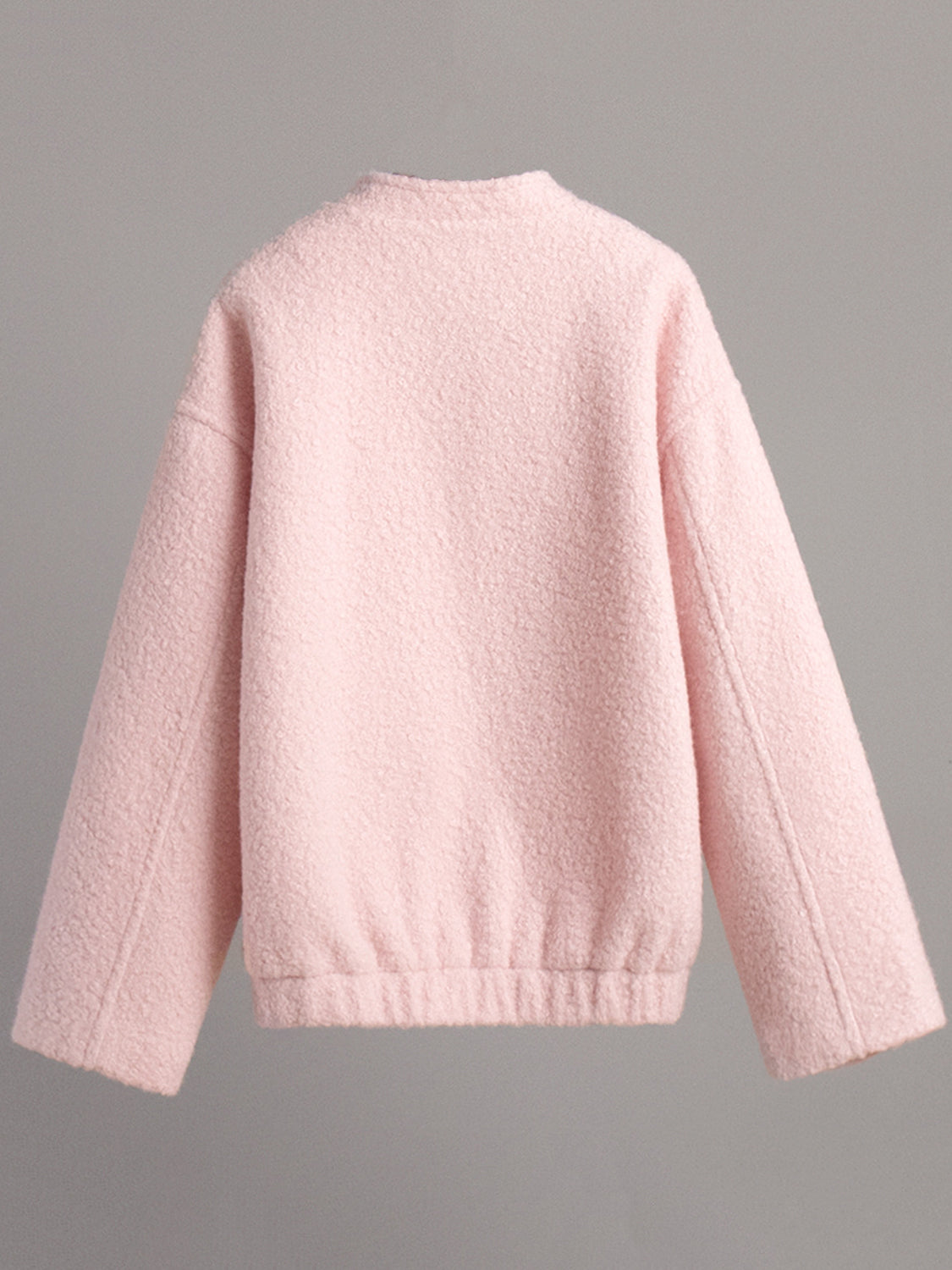 Buffy Plush Snap Down Jacket