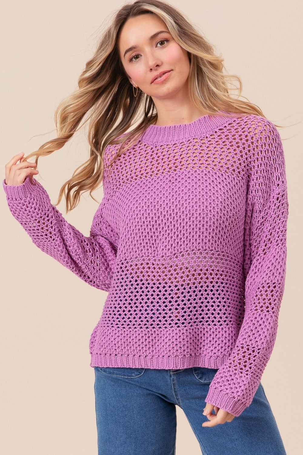 Iris Openwork Sweater