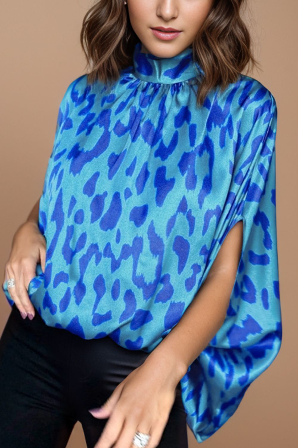 Page Half Sleeve Blouse