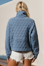 Load image into Gallery viewer, Lilly Half Zip Quilted Sweatshirt
