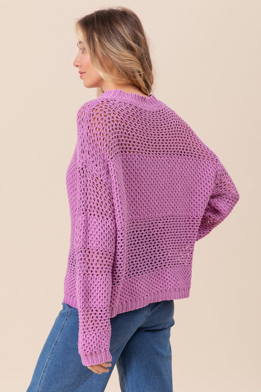 Iris Openwork Sweater