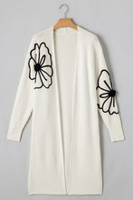 Load image into Gallery viewer, Emma Flower Open Front Cardigan
