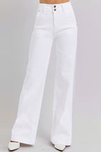 Load image into Gallery viewer, RISEN Tummy Control Double Button Wide Leg Jeans
