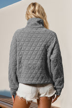 Load image into Gallery viewer, Lilly Half Zip Quilted Sweatshirt
