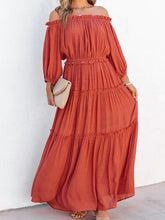 Load image into Gallery viewer, Austin Off Shoulder Maxi Dress
