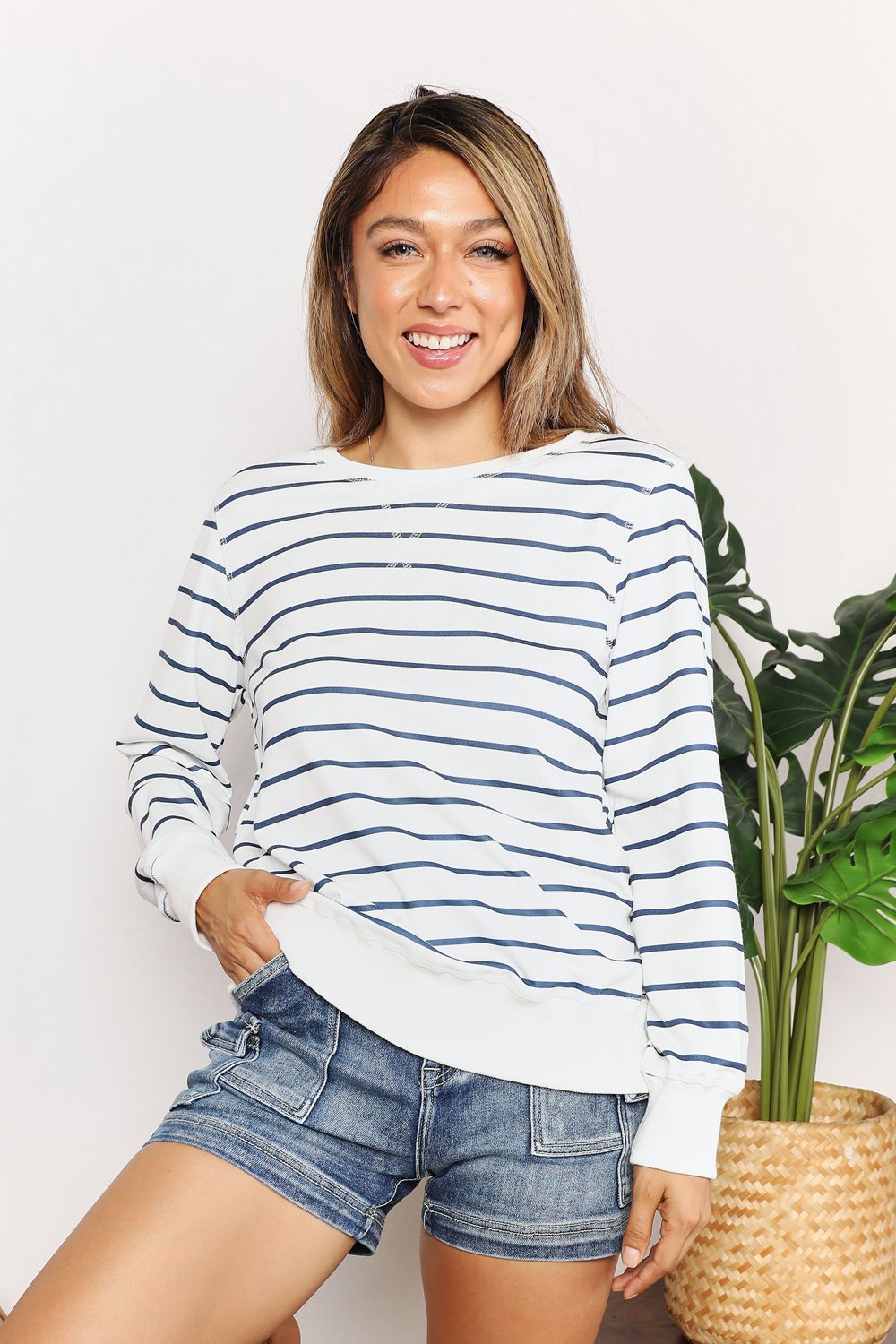 Libby Striped Sweatshirt