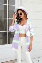 Load image into Gallery viewer, Baronette Ribbed Dropped Shoulder Cardigan
