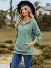 Load image into Gallery viewer, Altoona Quarter Zip Hooded Sweatshirt
