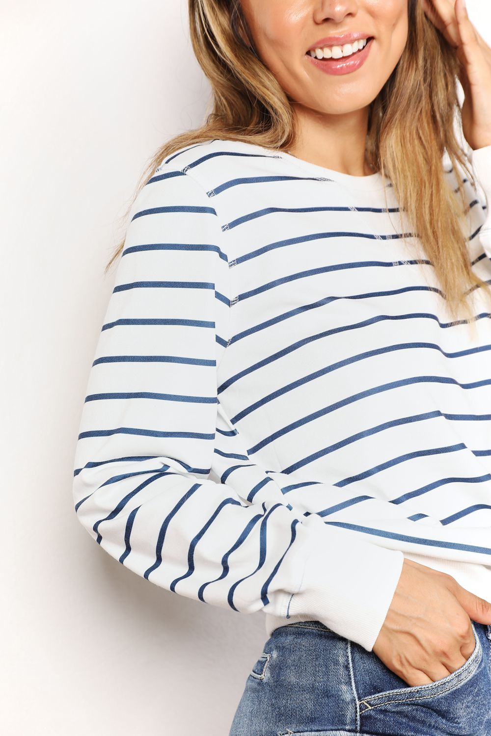 Libby Striped Sweatshirt