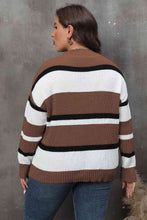 Load image into Gallery viewer, Darien Striped V-Neck Sweater
