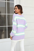 Load image into Gallery viewer, Baronette Ribbed Dropped Shoulder Cardigan
