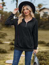 Load image into Gallery viewer, Altoona Quarter Zip Hooded Sweatshirt
