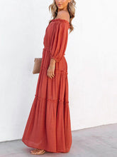 Load image into Gallery viewer, Austin Off Shoulder Maxi Dress
