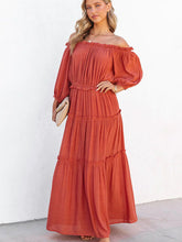 Load image into Gallery viewer, Austin Off Shoulder Maxi Dress
