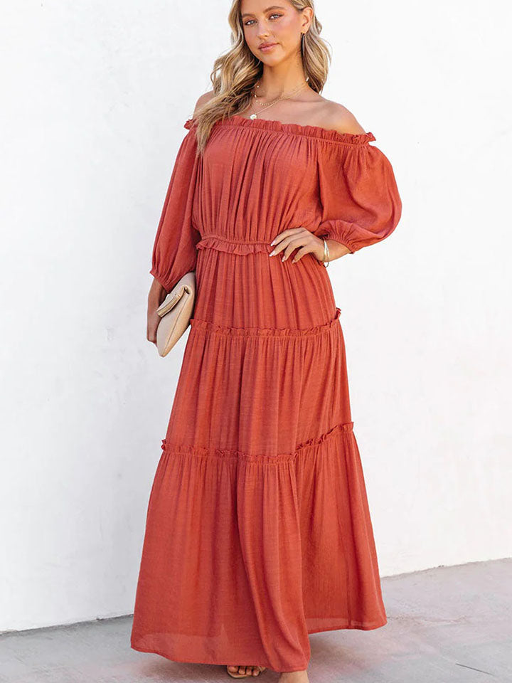 Austin Off Shoulder Maxi Dress