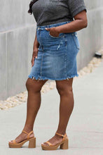 Load image into Gallery viewer, RISEN Amelia Denim Mini Skirt
