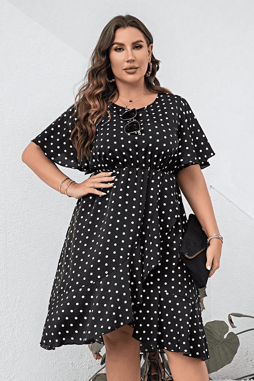 Aitkin Polka Dot Dress