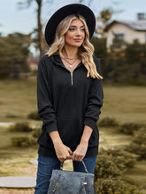 Load image into Gallery viewer, Altoona Quarter Zip Hooded Sweatshirt
