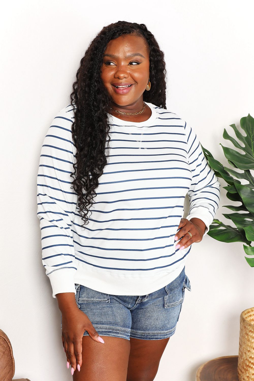 Libby Striped Sweatshirt