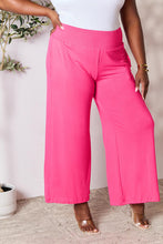 Load image into Gallery viewer, Gillian Smocked Wide Waistband Wide Leg Pants
