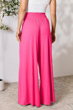 Load image into Gallery viewer, Gillian Smocked Wide Waistband Wide Leg Pants
