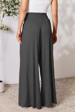 Load image into Gallery viewer, Gillian Smocked Wide Waistband Wide Leg Pants
