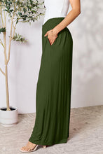 Load image into Gallery viewer, Gillian Smocked Wide Waistband Wide Leg Pants
