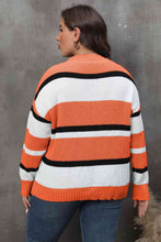 Load image into Gallery viewer, Darien Striped V-Neck Sweater
