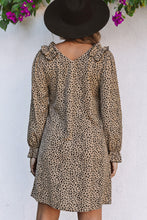 Load image into Gallery viewer, Canyon Leopard V-Neck Dress
