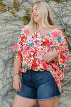 Load image into Gallery viewer, Elmira Floral V-Neck Shirt
