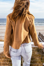 Load image into Gallery viewer, Valier Zip-Up Suede Jacket
