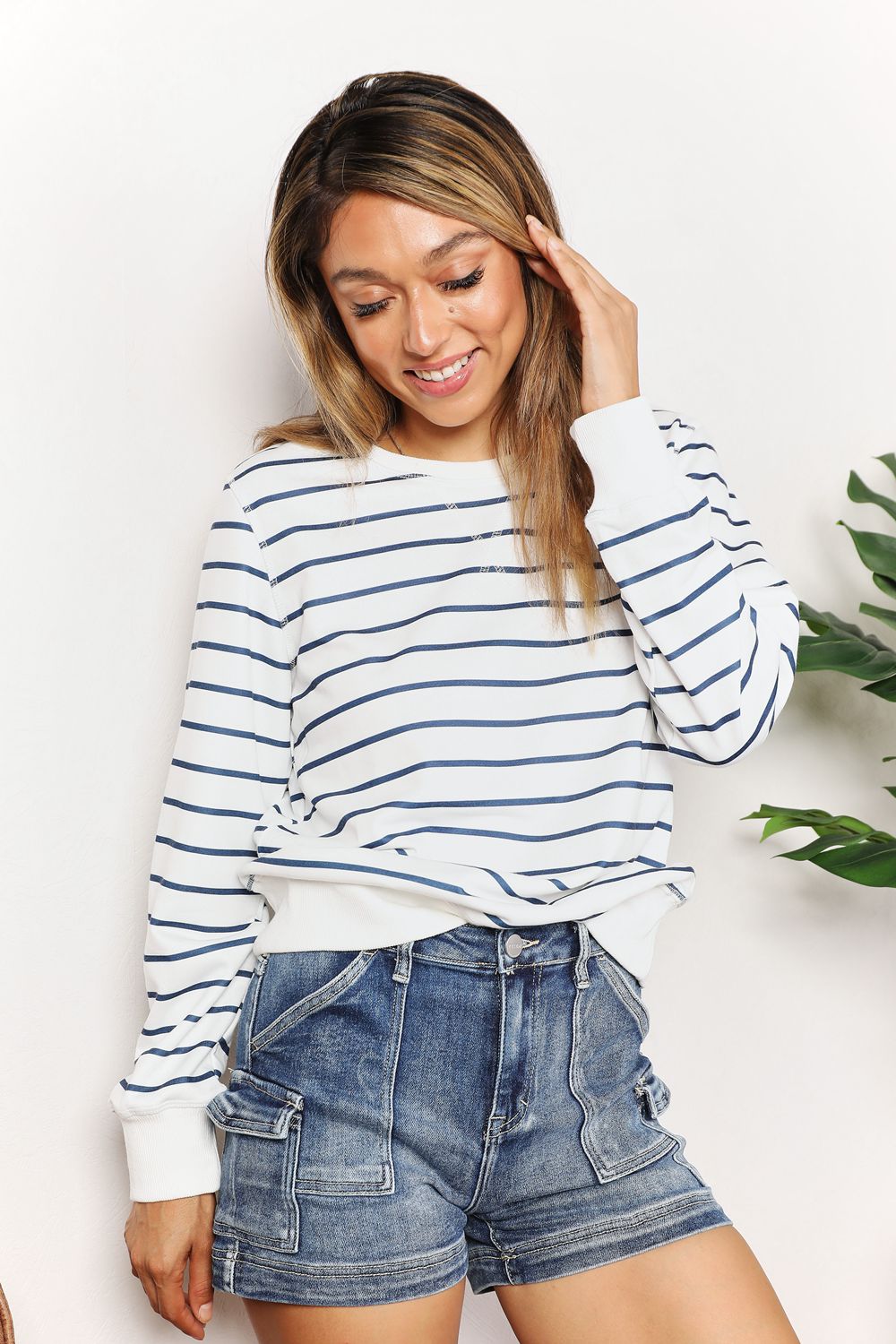 Libby Striped Sweatshirt