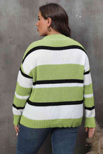 Load image into Gallery viewer, Darien Striped V-Neck Sweater
