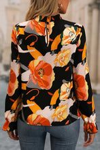 Load image into Gallery viewer, Granby Floral Mock Neck Blouse
