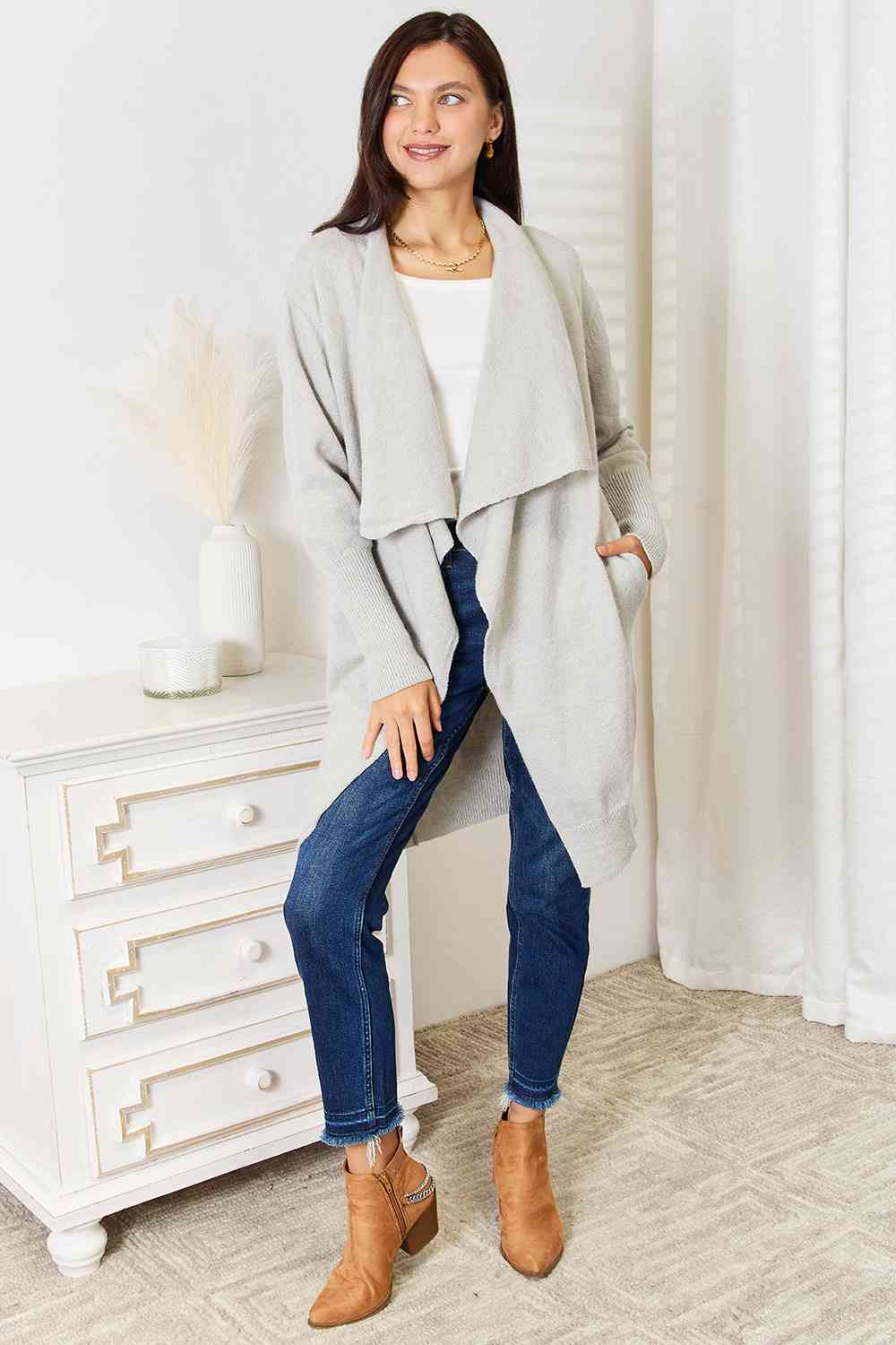 Avoca Open Front Duster Cardigan